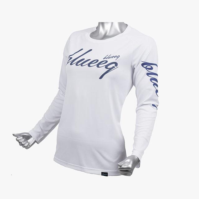 SCRIPT L/S TEE FOR WOMEN